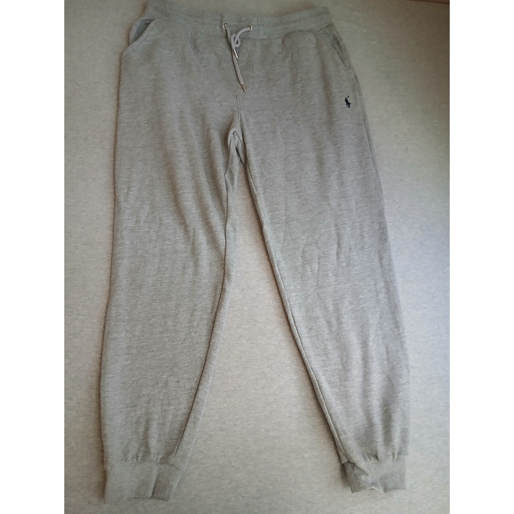 Ralph Lauren Sweatpants XXL 2x Mens Joggers Grey Athletic Pony Preppy Fleece